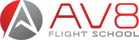 AV8 Flight School Logo