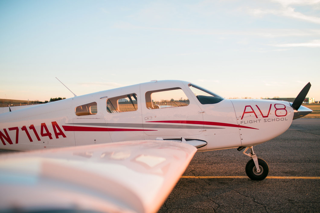 Piper-Archer-9881-AV8 Piper Archer, aircraft at AV8 Flight School