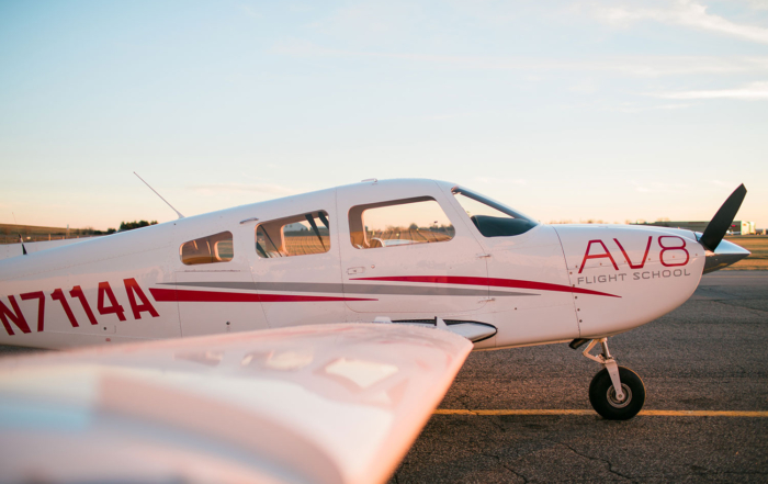 Piper Archer, aircraft at AV8 Flight School