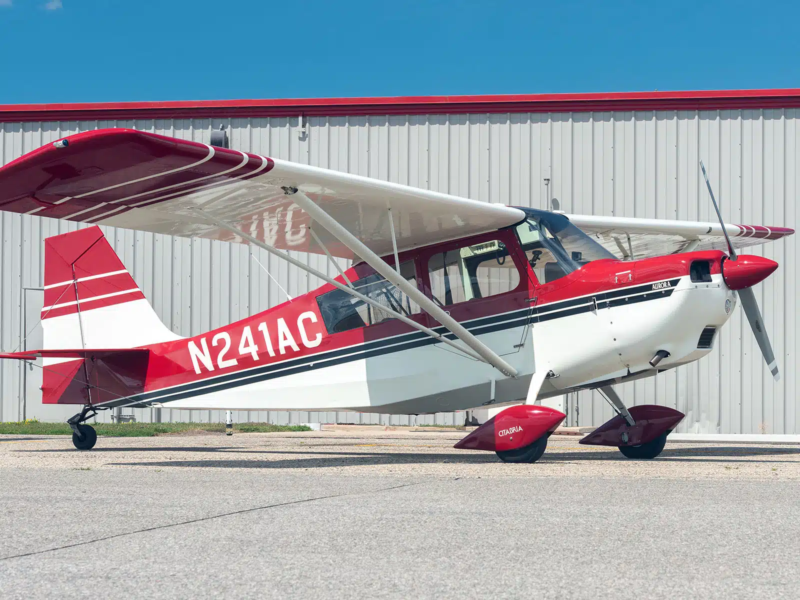 American Champion Citabria, Tailwheel Endorsement, AV8 Flight School, Eden Prairie MN