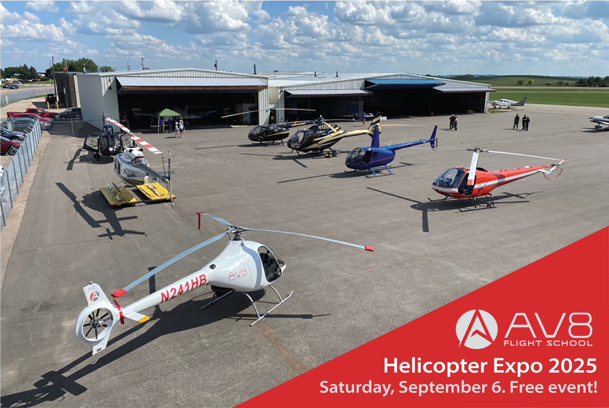 Helicopter Expo, September 6 2025 at Flying Cloud Airport in Eden Prairie MN