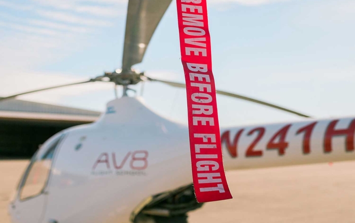 AV8 Flight School Helicopter