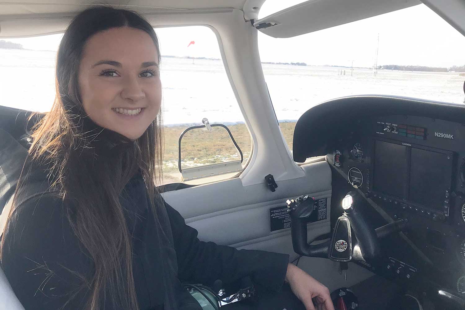 Maddie Erickson, AV8 Flight School Instructor