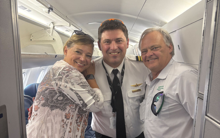 Nick, with parents